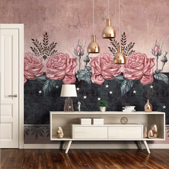 Revêtement mural Rosa Di Sera Rose Wall&decò