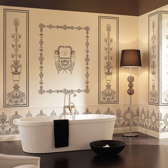 Composizione Corniche Tile Nero Petracer's