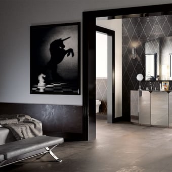 Carreau Fondo Ad Maiora carré Nero Petracer's
