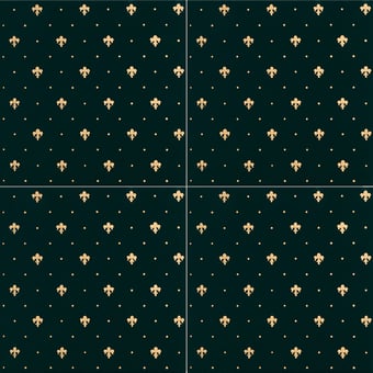 Giglio Oro Tile Blu Petracer's