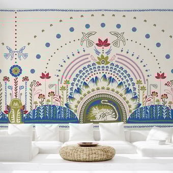 Fresque Diego Panel Nacre Maison Martin Morel