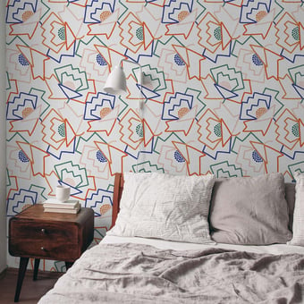 M-Flower XL Wallpaper Nacre Maison Martin Morel