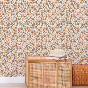 Faded Wallpaper Pink Lilipinso