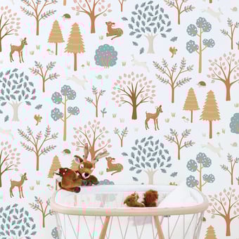 Papel pintado Forest Living Deer Lilipinso