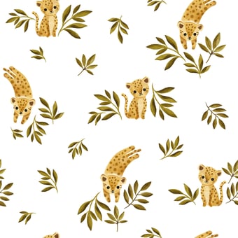 Papier peint Agile Cheetah Multicolore Lilipinso
