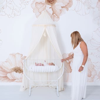 Carta da parati murale Oversize Poppies Rose Lilipinso