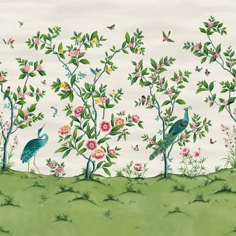 Papier peint panoramique Florence Sky/Meadow/Blossom Harlequin