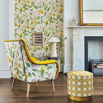 Papier peint Marie Fig leaf/Honey/Blossom Harlequin