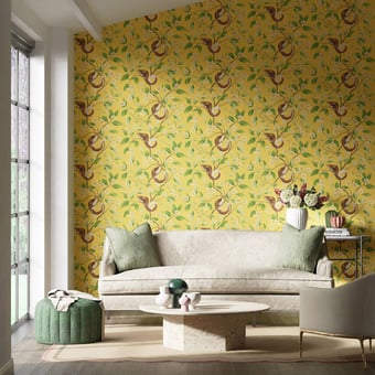 Nellie Wallpaper Gilver/Meadow Harlequin