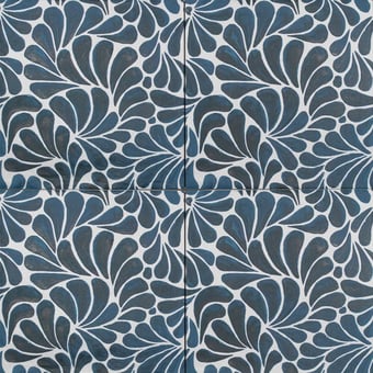 Porzellan Steinzeug Talamanca Blue White Nanda Tiles