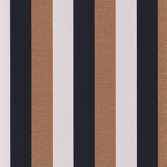 Papier peint Prose Marine/Camel Casamance