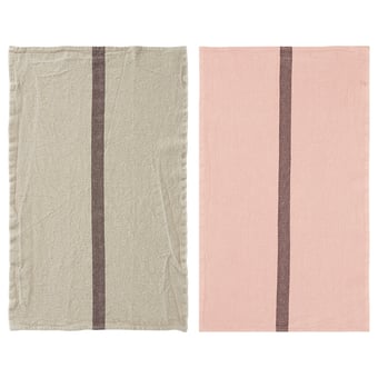 Lot de 2 tea towels Doudou Pétale Pétale et lin Charvet Editions