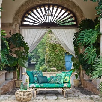 Fantasia Jungle Easton Outdoor Fabric Jade Liberty
