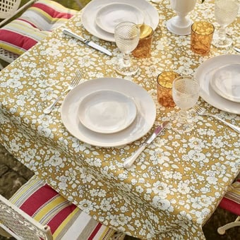 Betsy Bloom Easton Outdoor Fabric Fennel Liberty