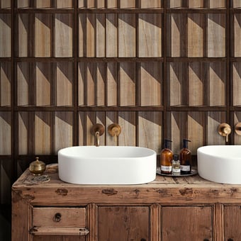 Raio Wall Covering Ocre Wall&decò
