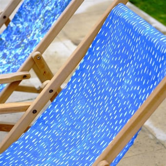 Cirebon Outdoor Fabric Cobalt Designers Guild