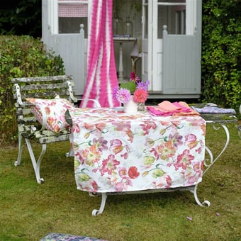 Tulip Garden Outdoor Fabric Azalea Designers Guild
