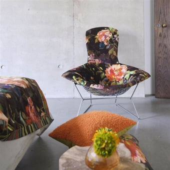 Gertrude Rose Velvet Sépia Designers Guild