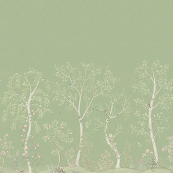 Revêtement mural Seasonal Woods Silk Sage Silk Cole and Son
