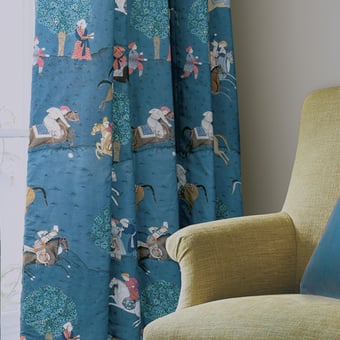 Caspian Fabric Indigo GP & J Baker