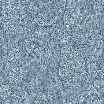 Tapete Kashmir Dreams Paisley Blue York Wallcoverings