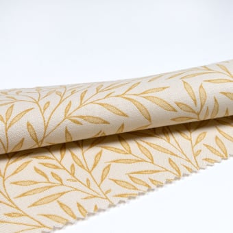 Tissu Lily leaf Gold Morris and Co