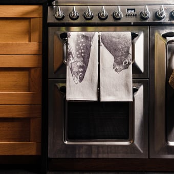 Lot de 2 tea towels Janïs Rautu Graphite Lapuan Kankurit