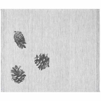 Lot de 2 tovagliette Käpy Graphite Lapuan Kankurit