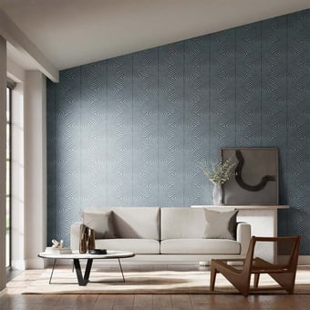 Papier peint Dawning Copenhagen Blue Harlequin