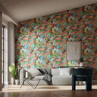 Papel pintado Journey of Discovery Emerald Harlequin