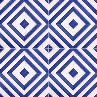 Grès cérame Riquadri Blu Mavi Ceramica