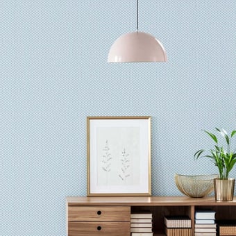 Papier peint Solarium Geo Blue York Wallcoverings