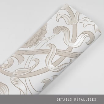 Papel pintado Pure Lodden Ivory Linen Morris and Co