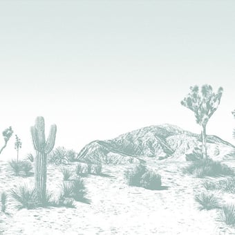 Panoramatapete Arizona Vert/Blanc Edito
