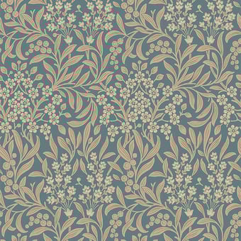 Carta da parati Kryddhyllan Blue Borastapeter
