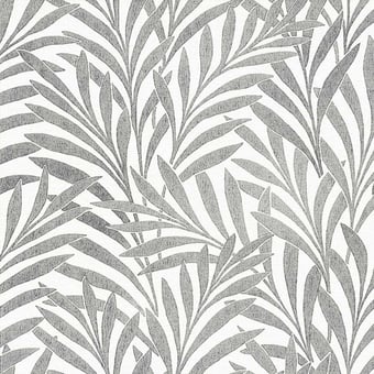 Tea Leaves Wall Covering Light Grey Mix York Wallcoverings