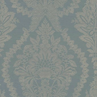 Heritage Damask Wall Covering Lily White/Beige York Wallcoverings