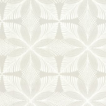 Roulettes Wall Covering Lily White/Cream York Wallcoverings