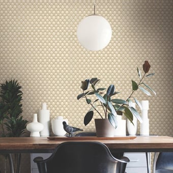 Bee Sweet Wall Covering Dark grey York Wallcoverings