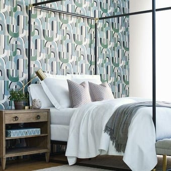 Revestimiento mural Sculpture Garden Bare Pink/Linen York Wallcoverings
