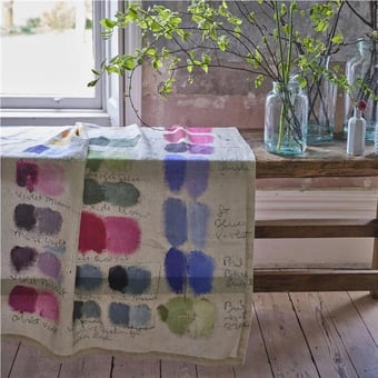Mixed Tones Canvas Throw Canvas Designers Guild
