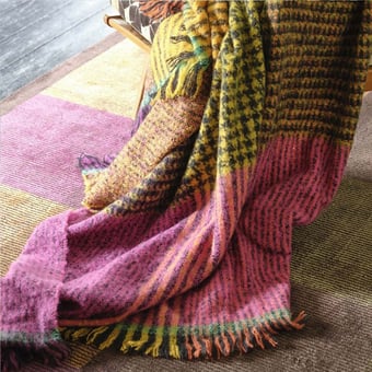 Überwurf Mohair Katan Fuchsia II Designers Guild