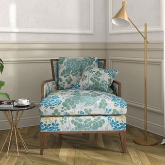 Piléa Fabric Azur Toiles de Mayenne