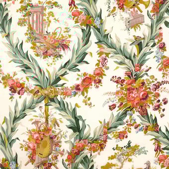 Fontainebleau Fabric Multicolore Edmond Petit