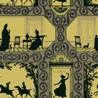 Carta da parati Silhouettes Original Original Papier français 