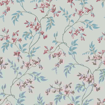 Madame Colette Wallpaper Gris Etoffe.com x Papier Français