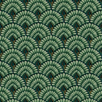 Papel pintado Riviera Vert Etoffe.com x Papier Français