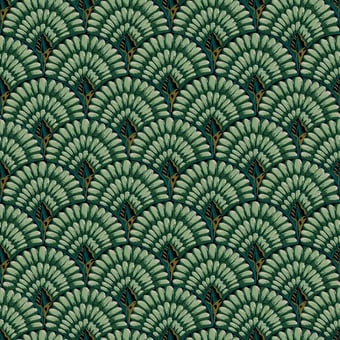 Riviera Wallpaper Vert Etoffe.com x Papier Français