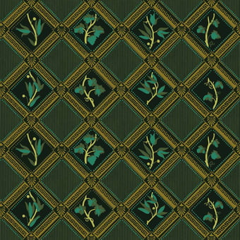 L'Herbier d'Aristote Wallpaper Gris Etoffe.com x Papier Français