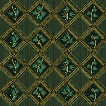 Papel pintado L'Herbier d'Aristote Gris Etoffe.com x Papier Français